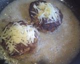 ハンバーグ蒸し焼き＋チーズ＝完食作り方4写真