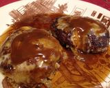 ハンバーグ蒸し焼き＋チーズ＝完食作り方6写真