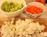お豆と野菜の具沢山＊トマトスープ作り方2写真