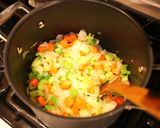 お豆と野菜の具沢山＊トマトスープ作り方5写真