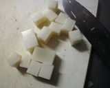 揚げ餅の甘酢あんかけ作り方1写真