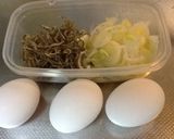 じゃこ葱入り玉子焼き作り方1写真