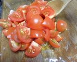 豆苗とトマトのさっぱりサラダ作り方2写真