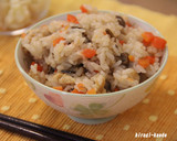 おでんの残り煮汁で炊き込みご飯作り方5写真