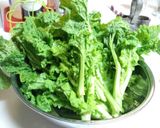 春の香り♪菜花のからし酢醤油和え作り方1写真
