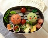 簡単♡小さなりんごちゃん♪キャラ弁作り方3写真