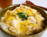 パパっと♪くずし豆腐のとろ～りチーたま丼作り方7写真
