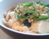 お豆腐の卵とじ☆たぬき風味作り方5写真