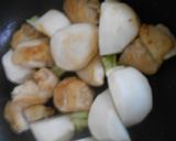 蕪と鶏肉の煮物作り方9写真