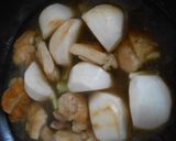 蕪と鶏肉の煮物作り方13写真