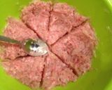 キャベツとひき肉のミルフィーユ作り方4写真