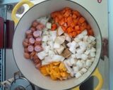 ヘルシー！たっぷり野菜★トマトのボルシチ作り方1写真
