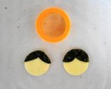 簡単キャラ弁♪ひな祭り♪お雛様＆お内裏様作り方1写真