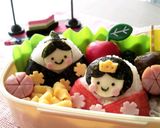 簡単キャラ弁♪ひな祭り♪お雛様＆お内裏様作り方9写真