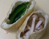 節約レシピ☆あぶらげの巾着煮作り方2写真