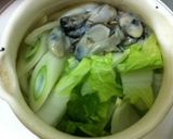 かき鍋風うどん（白味噌、豆乳チーズ）作り方2写真