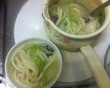 かき鍋風うどん（白味噌、豆乳チーズ）作り方5写真
