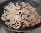 鶏とレンコンのオイスターソース炒め作り方2写真