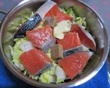 鮭と白菜の食べるミルクスープ♪作り方2写真