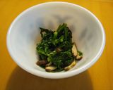 春菊と椎茸のサッパリ和え作り方4写真