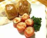 マッシュポテトのスモークサーモン巻き作り方3写真