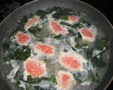 簡単！　肉団子と春雨のスープ作り方3写真