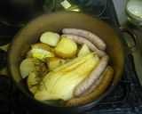 ジャガイモとソーセージのオーブン料理作り方5写真