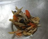 筑前煮リメイクで炊かない炊き込みごはん作り方2写真