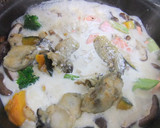 牡蠣とサーモンときのこのクリームパスタ♡作り方13写真