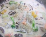 牡蠣とサーモンときのこのクリームパスタ♡作り方14写真