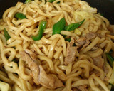 かつおぶしたっぷりで和風焼きうどん♡作り方4写真
