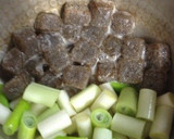 安い！蒟蒻と葱の炒め煮作り方3写真