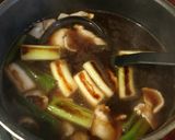 ♡焼きねぎと豚肉が美味い♡あったかつけ汁作り方5写真