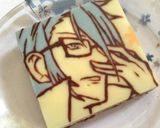 ♡キャラチョコ♡細い線の書き方♡作り方7写真