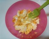 お弁当に♡たまごサラダのケチャップ焼き作り方1写真