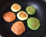 かわいく栄養満点♪ トリコロール芋餅作り方5写真