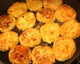 エリンギ入りのヘルシー♡鶏ひき肉バーグ作り方6写真