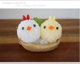 ひな祭りキャラ弁*ヒナ稲荷寿司作り方3写真