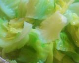 春キャベツと茸のカルボナーラ パスタ無し作り方1写真