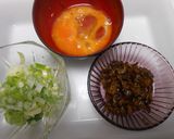 葉唐きゅうり（刻み）でチャーハン作り方2写真