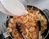 フライパン１つで海老マカロニグラタン作り方4写真