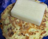 関西トロトロ餅目玉焼きONお好みトースト作り方2写真