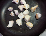 鶏むね肉とほうれん草の炒め物作り方3写真