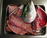 刺身の日は残ったアラで「魚のアラ汁」作り方2写真