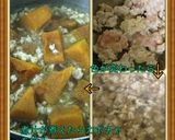 カボチャの鶏そぼろ餡煮☆作り方2写真
