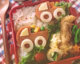 キャラ弁*ハムステーキde簡単☆トラック作り方3写真
