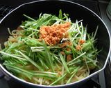 鮭フレークのレモン醤油風味スパゲティー作り方2写真