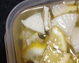喉の痛みに!蜂蜜レモン大根シロップ作り方3写真