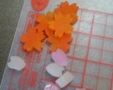 桜ﾋﾗﾘひな祭り☆キャラ弁☆ｷﾃｨちゃん作り方7写真