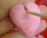 簡単ラブリー♪もちもちやわらかハート団子作り方3写真